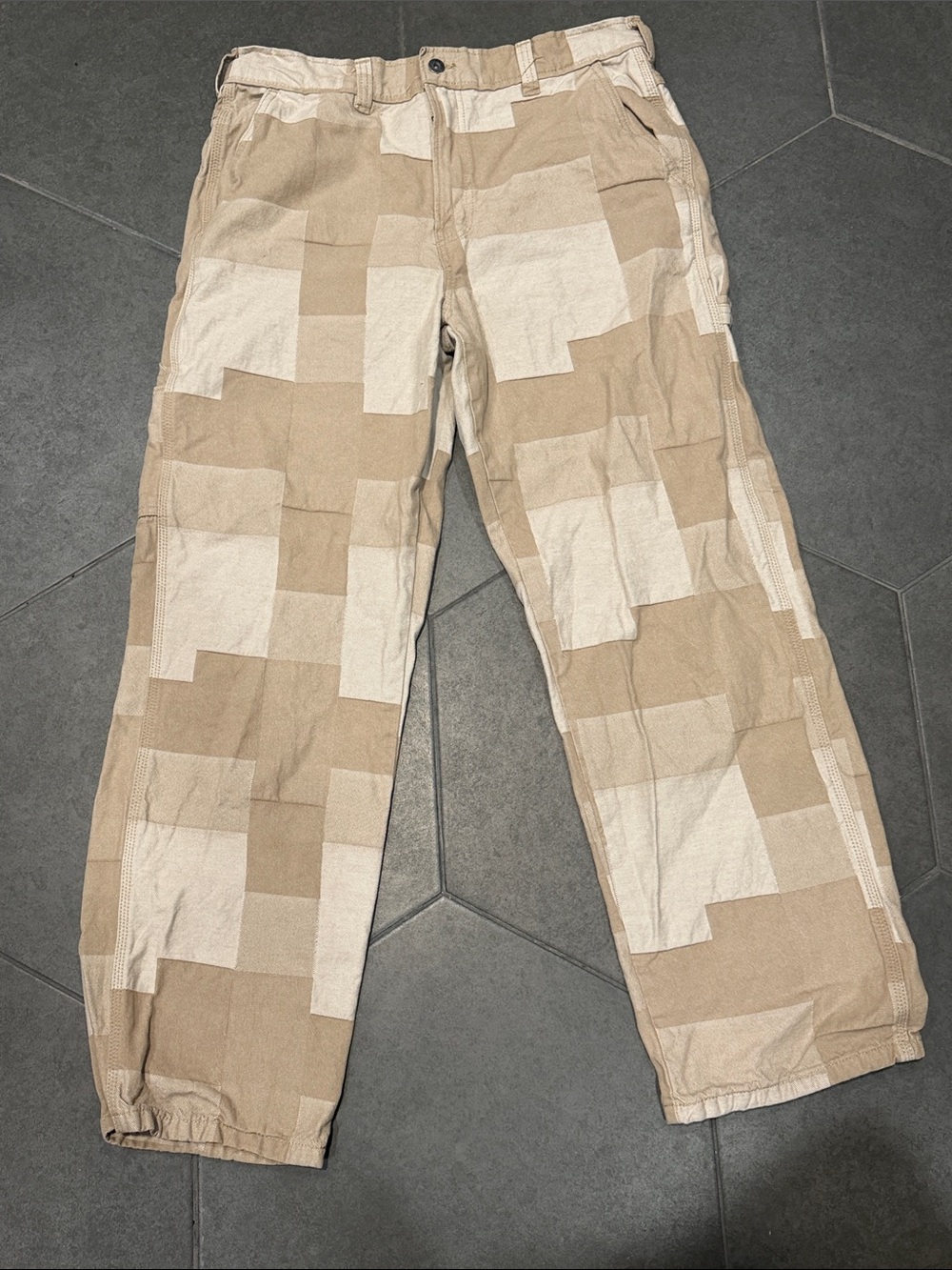 Dickies Beige Patchwork Cargo Pants